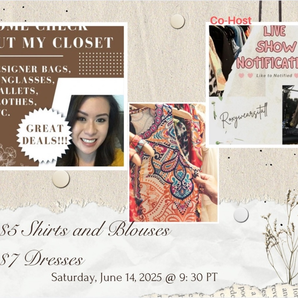Live Share Show this Saturday, 6/14/25 w/ @roxywearsitall